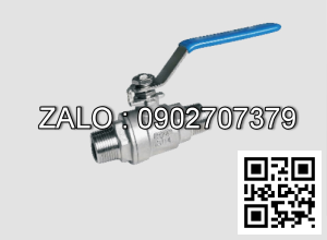 Van khóa Inox răng trong RT tay vặn màu trắng 114