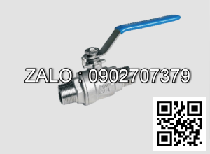 Van khóa Inox răng trong RT tay vặn màu trắng 140