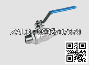 Van khóa Inox răng trong RT tay vặn màu trắng 200