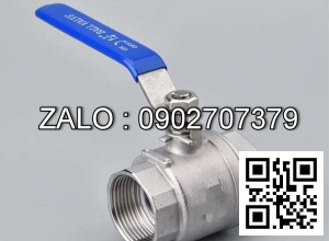 Van khóa Inox răng trong RT tay vặn màu xanh 27