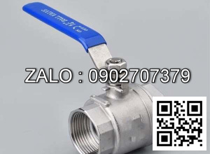 Van khóa Inox răng trong RT tay vặn màu xanh 42