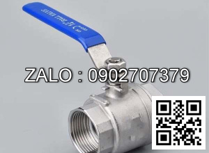 Van khóa Inox răng trong RT tay vặn màu xanh 60