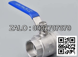 Van khóa Inox răng trong RT tay vặn màu xanh 114