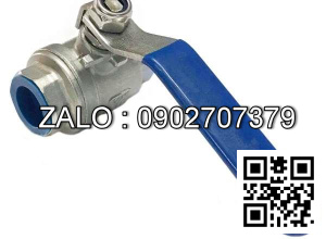 Van khóa Inox răng trong RT tay gạt Inox màu trắng 90