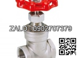 Van khóa Inox răng trong RT tay vặn Inox màu xanh 160