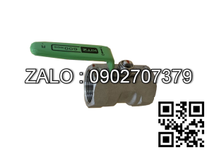 Van khóa Inox tay gạt Inox màu xanh 21