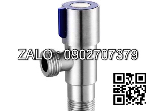 Van khóa Inox tay vặn Inox màu trắng 49