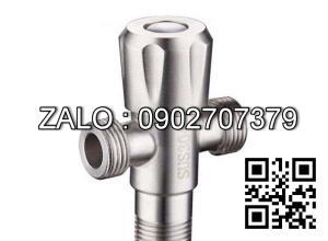 Van khóa Inox tay vặn Inox màu xanh 160