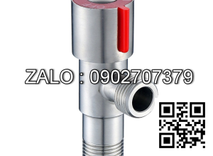 Van khóa Inox tay vặn Inox màu đỏ 200