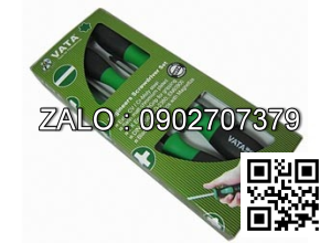 Bộ tuốc nơ vít VATA đóng 2 cạnh 5 chi tiết
 2505BFP1