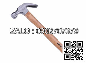 Búa đinh cán gỗ TOPTUL 16oz/450g HAAD1633