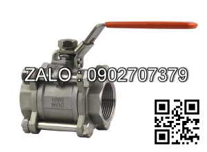 Van khóa nước Inox răng trong RT tay gạt màu trắng 27