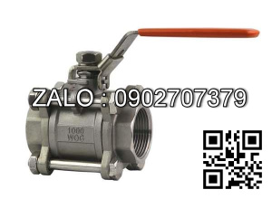 Van khóa nước Inox răng trong RT tay gạt màu xanh 21