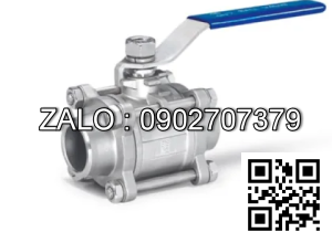 Van khóa nước Inox răng trong RT tay gạt Inox màu trắng 21