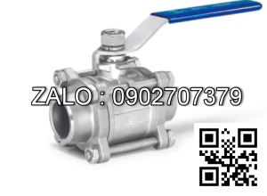 Van khóa nước Inox răng trong RT tay gạt Inox màu trắng 49