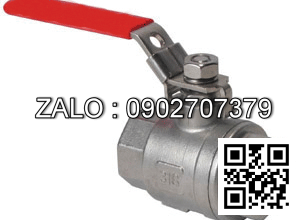 Van khóa nước Inox răng trong RT tay gạt Inox màu đỏ 27