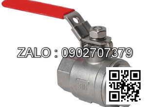 Van khóa nước Inox răng trong RT tay gạt Inox màu đỏ 60