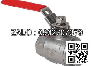 Van khóa nước Inox răng trong RT tay gạt Inox màu đỏ 140