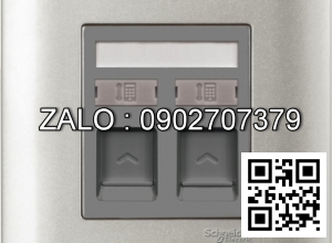 Bộ 2 ổ cắm điện thoại Clipsal / Schneider E8432RJS4_SA_G19