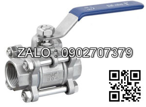 Van khóa nước Inox răng trong RT tay vặn nước Inox màu trắng 34