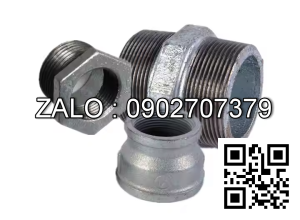 Nối thép mạ kẽm giảm MS 168/90