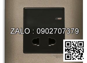 Ổ cắm đơn 2 chấu Clipsal / Schneider E8415U_SZ_G19