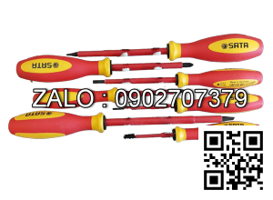 Bộ tuốc nơ vít Sata cách điện VDE 7 chi tiết 
09301A