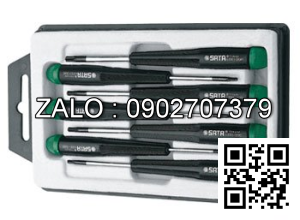 Bộ tuốc nơ vít Sata đồng hồ hoa thị(torx) 7 chi tiết 09315