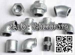 Nối nước thép mạ kẽm giảm MS RN/RT 42/27