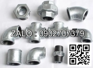 Nối nước thép mạ kẽm giảm MS RN/RT 49/42