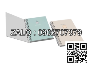 Sổ lò xo Hải tiến A5 100 Trang - Bìa xanh