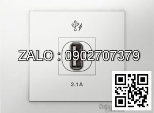 cổng sạc USB 2.1A Clipsal / Schneider KB31USB_WE