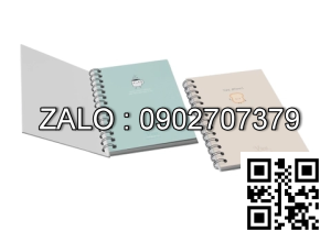 Sổ lò xo Hải tiến A6 100 Trang - Bìa xanh