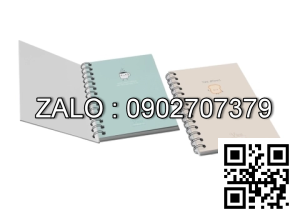 Sổ lò xo Hải tiến B5 100 Trang - Bìa vàng