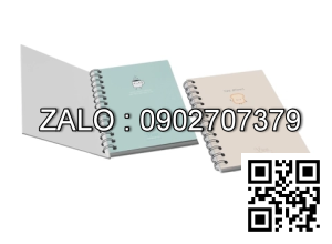 Sổ lò xo Hải tiến B5 200 Trang - Bìa xanh