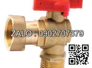 Van khóa nước thép mạ kẽm răng trong RT tay gạt thép mạ kẽm màu xanh 60