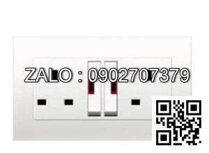 Bộ 2 ổ cắm 3 chấu Clipsal / Schneider KB25LDN_WE