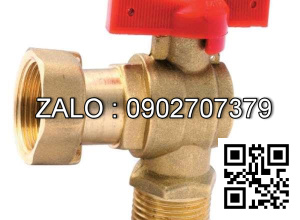 Van khóa nước thép mạ kẽm răng trong RT tay vặn nước thép mạ kẽm màu đỏ 42