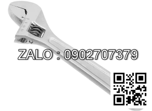 Mỏ lết Asaki 6/150mm Mạ crôm AK-
7632