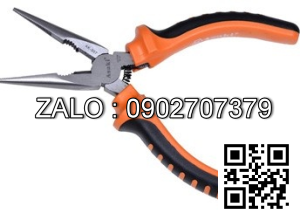 Kìm nhọn cán dày(chống trơn) Asaki
6/150mm AK-8093