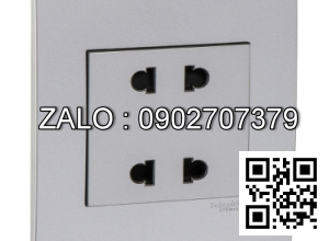 Bộ 2 ổ cắm 2 chấu Clipsal / Schneider KB426US2_AS