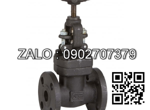 Van khóa thép đen tay gạt màu trắng 60