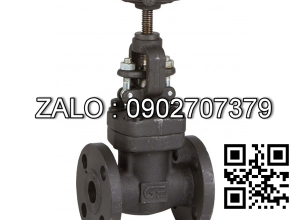 Van khóa thép đen tay gạt màu trắng 90