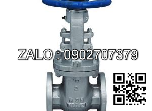 Van khóa thép đen tay gạt màu xanh 60