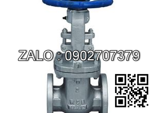 Van khóa thép đen tay gạt màu xanh 90