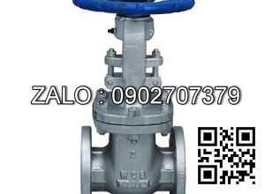 Van khóa thép đen tay gạt màu xanh 114