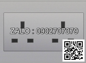 Bộ 2 ổ cắm 3 chấu Clipsal / Schneider KBT426_AS