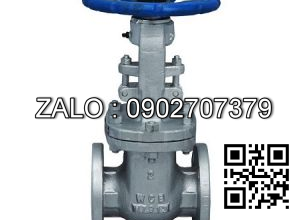 Van khóa thép đen tay gạt màu xanh 168