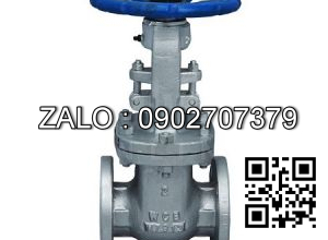 Van khóa thép đen tay gạt màu xanh 200