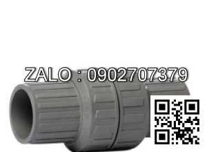 Van khóa thép đen tay vặn màu trắng 42